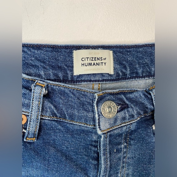 Citizens of Humanity Charlotte High Rise Straight Jeans - Picture 4 of 12